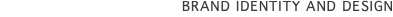 Brand identity and design